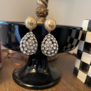 Tory Burch Pearl Dangle Earrings Post